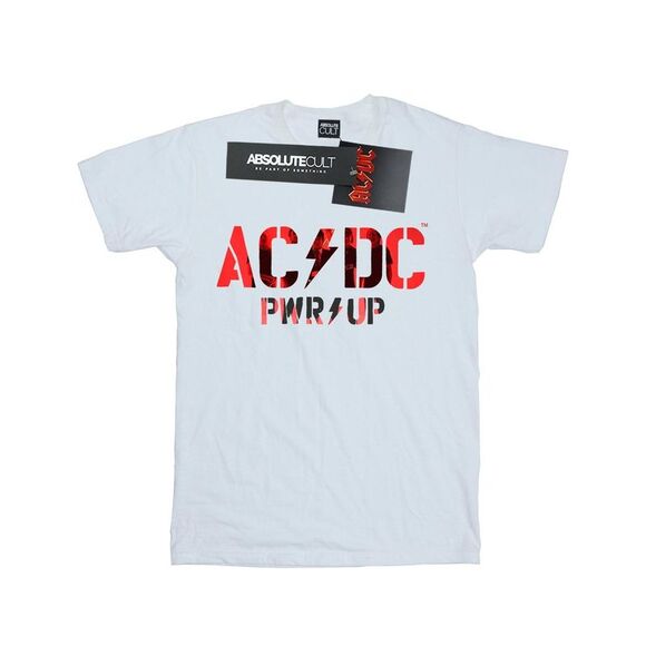 AC/DC | Shirts & Tops | Acdc Boys Pwr Up Photo Logo Tshirt White | Poshmark